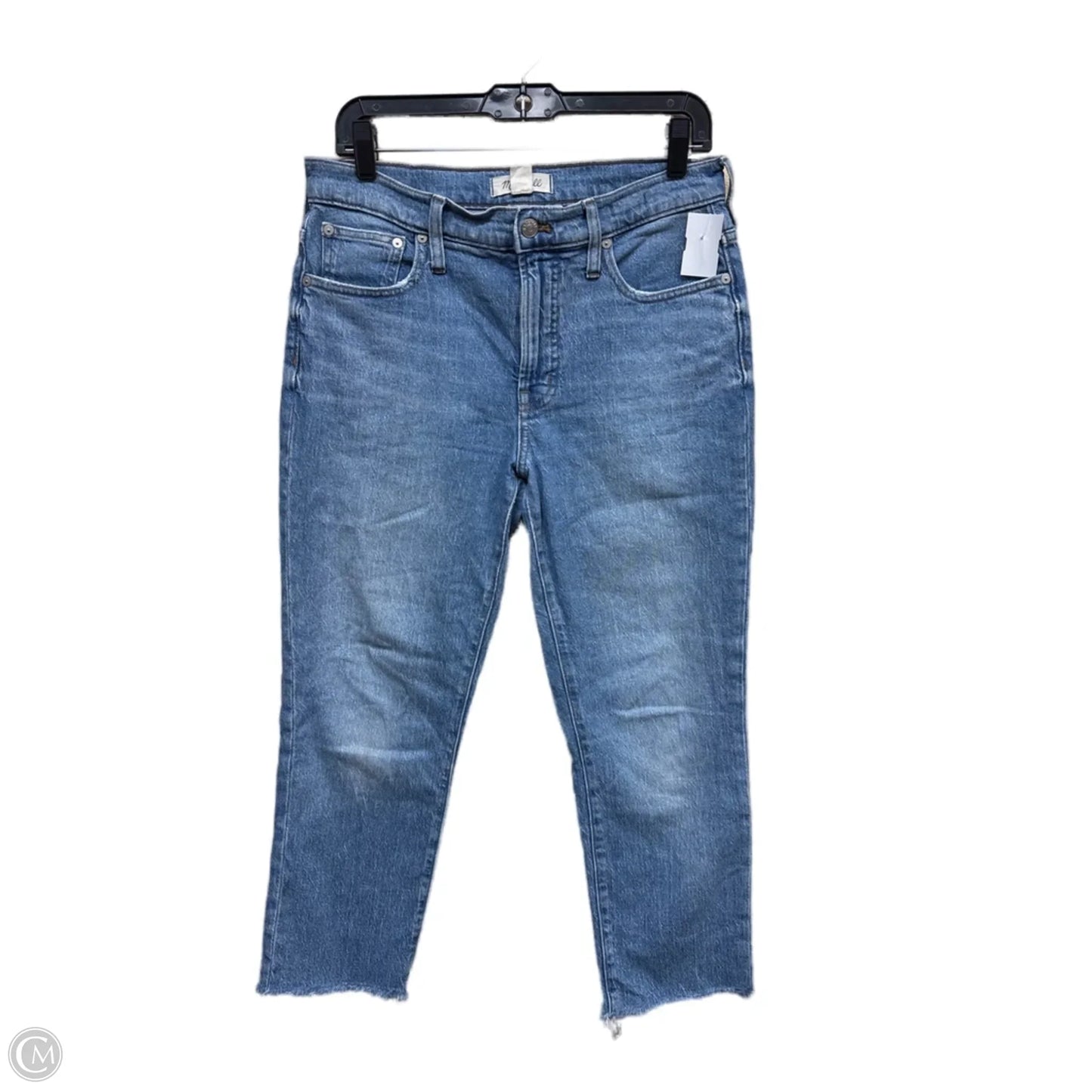 Jeans Straight By Madewell In Blue Denim, Size: 6