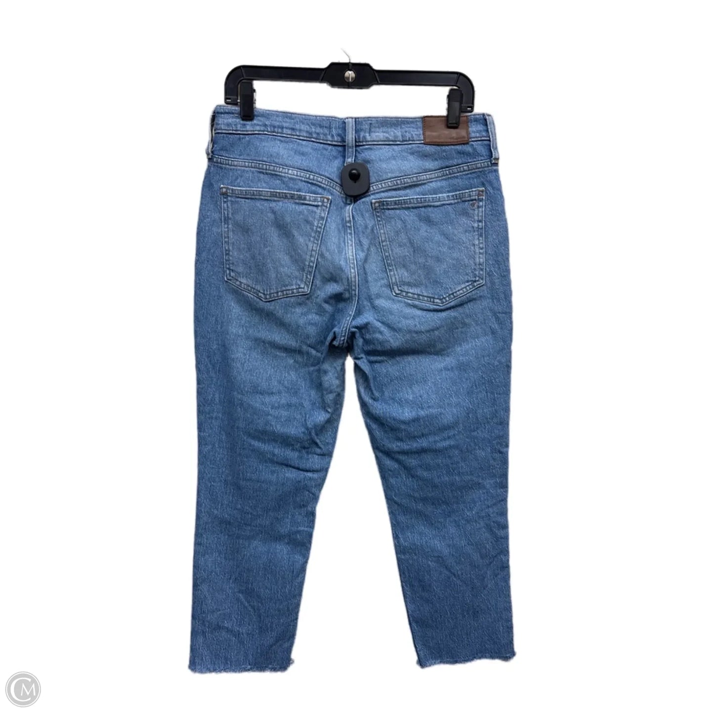 Jeans Straight By Madewell In Blue Denim, Size: 6