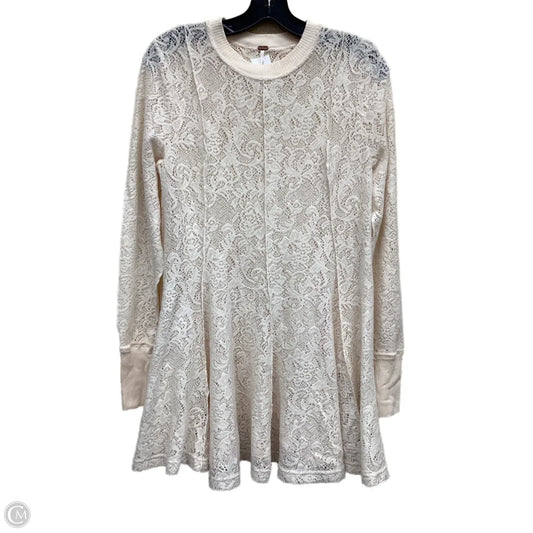 Dress Short By Free People In Beige, Size: S