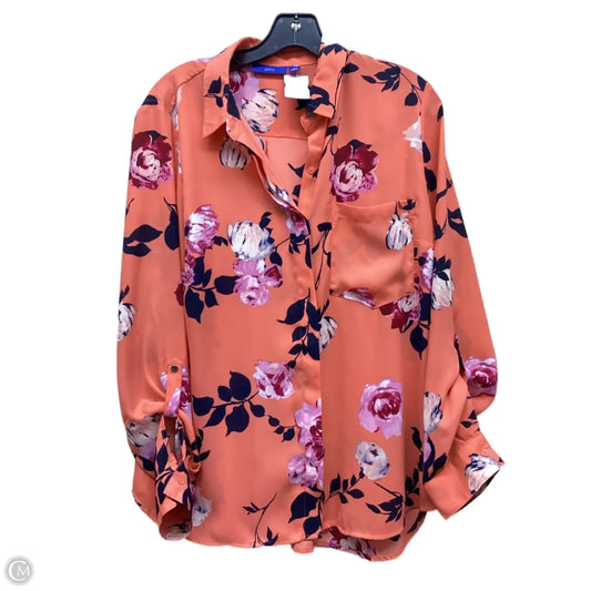 Top 3/4 Sleeve By Croft And Barrow In White, Size: Xl