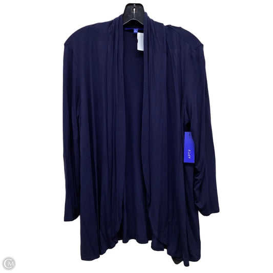 Cardigan By Apt 9 In Navy, Size: L
