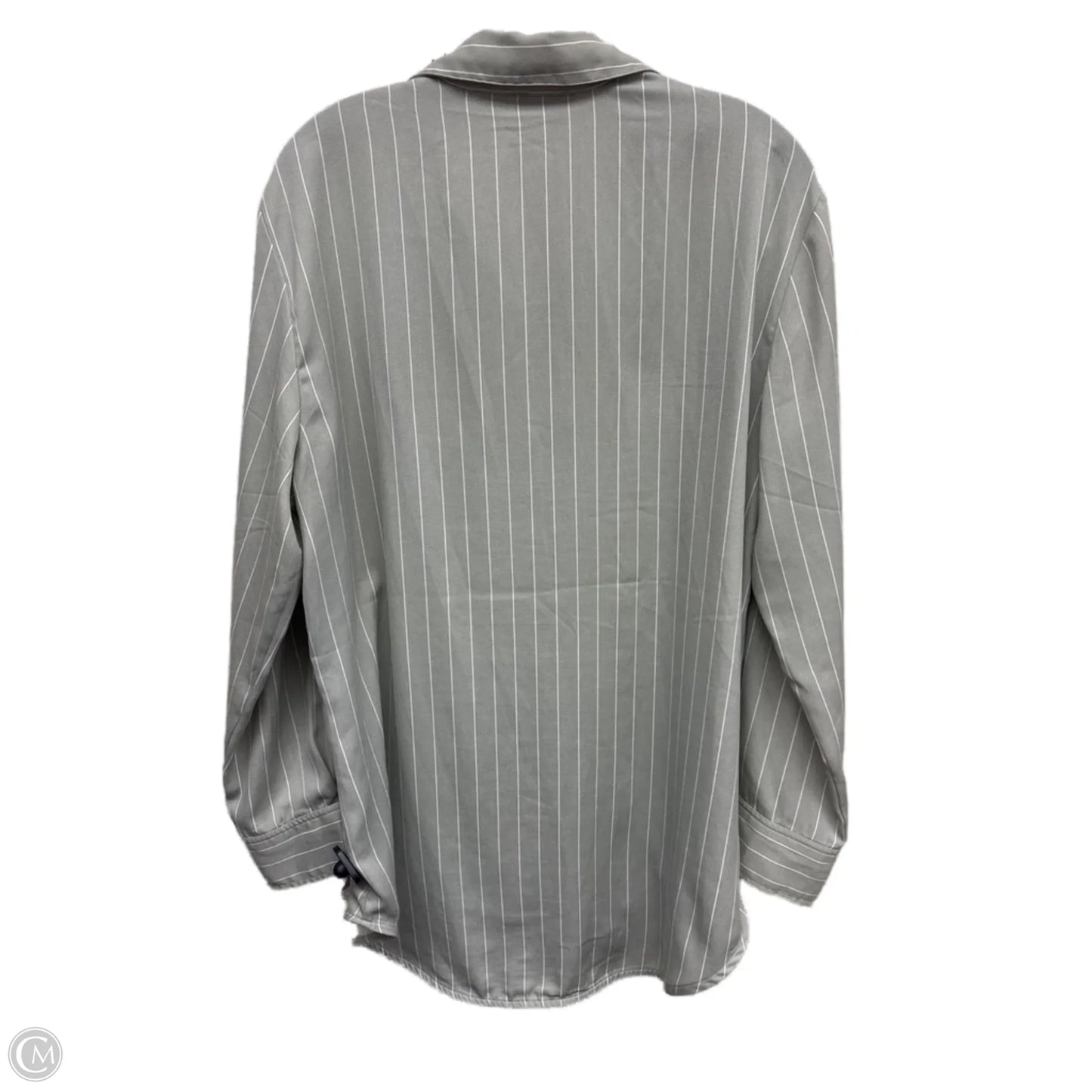 Top Long Sleeve By Jones And Co In Striped Pattern, Size: Xl