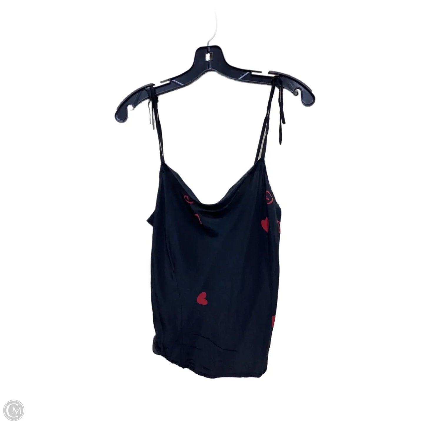 Top Sleeveless By Clothes Mentor In Black & Red, Size: 10