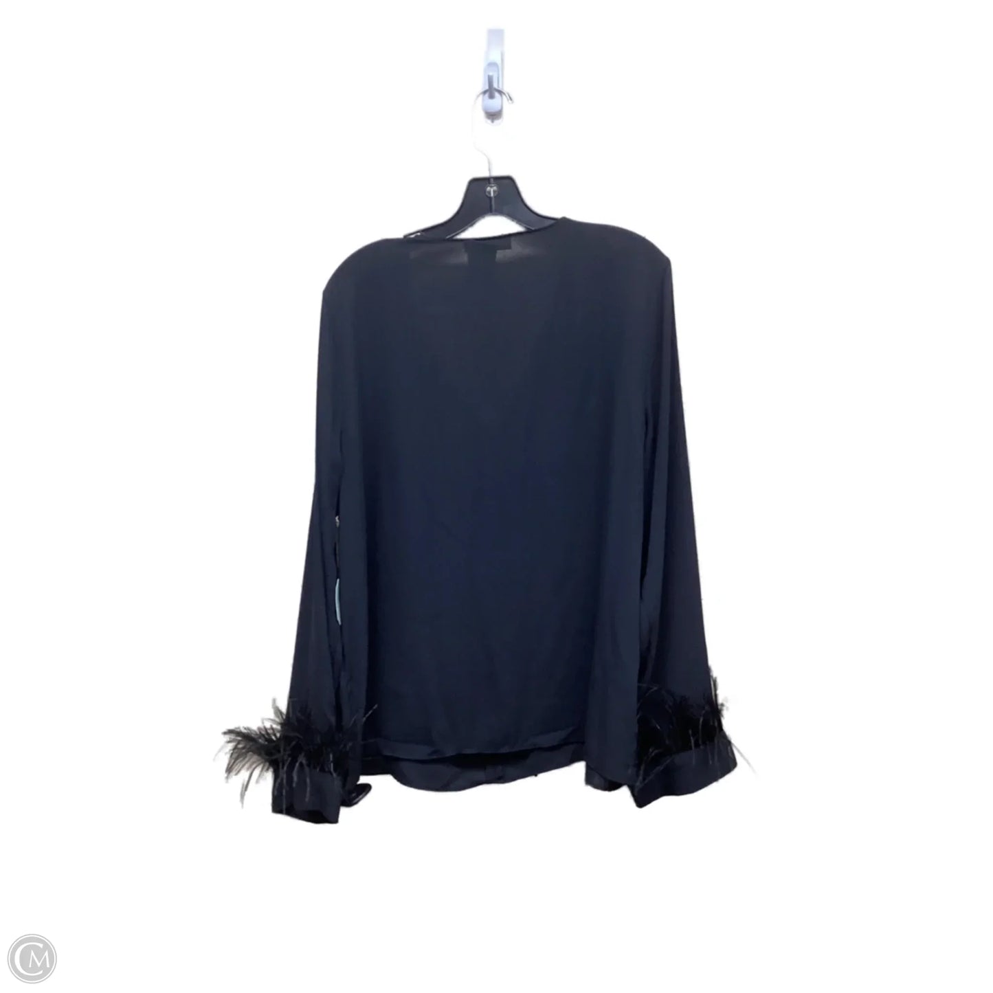 Top Long Sleeve By Clothes Mentor In Black, Size: L