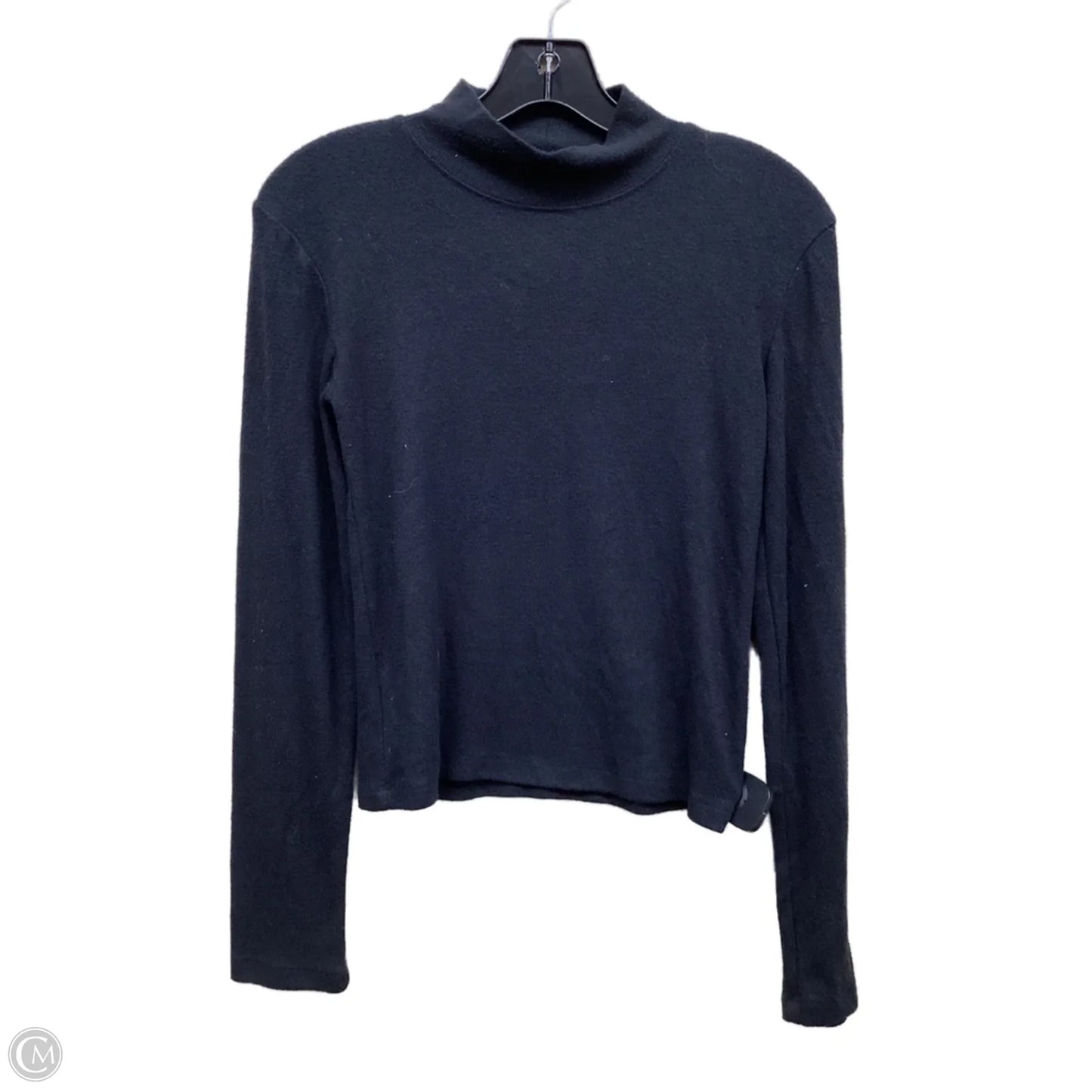 Top Long Sleeve By Zara In Black, Size: M