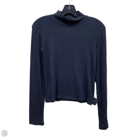 Top Long Sleeve By Zara In Black, Size: M