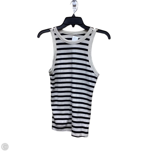 Top Sleeveless By A New Day In Silver, Size: M