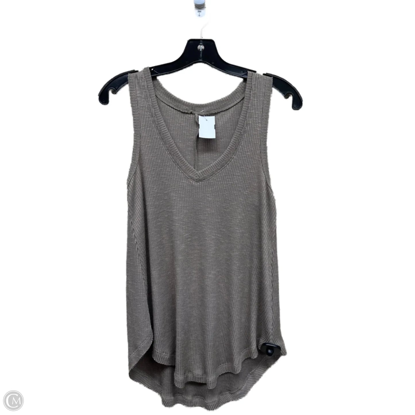 Top Sleeveless By Clothes Mentor In Brown