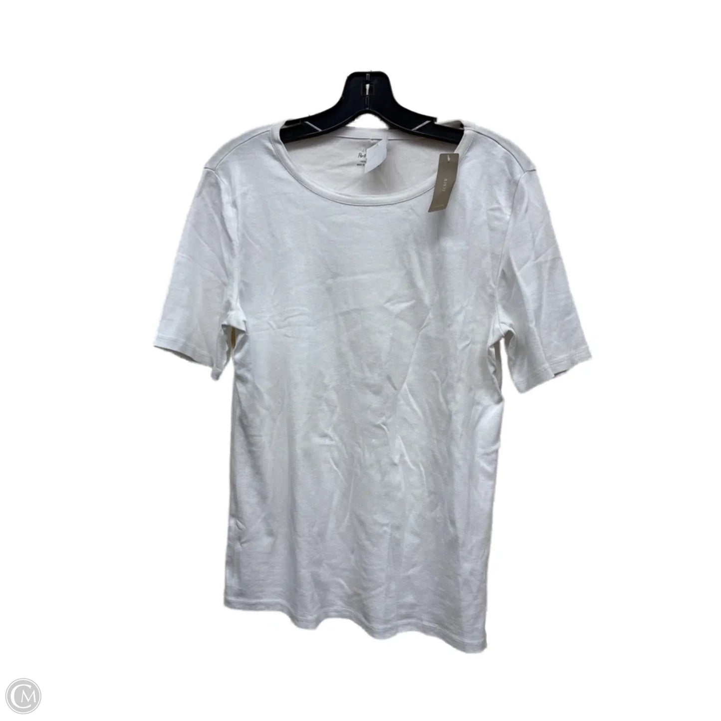 Top Short Sleeve By J. Crew In White, Size: Xl
