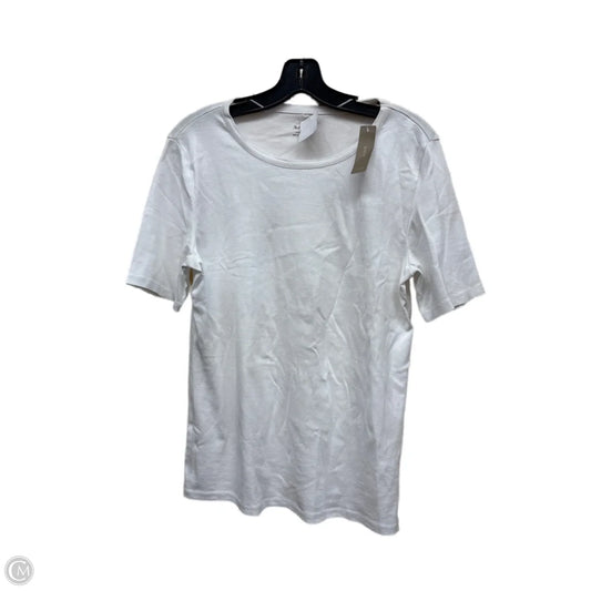 Top Short Sleeve By J. Crew In White, Size: Xl