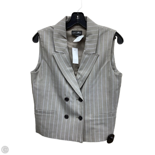 Top Sleeveless By Loft In Striped Pattern, Size: Xs