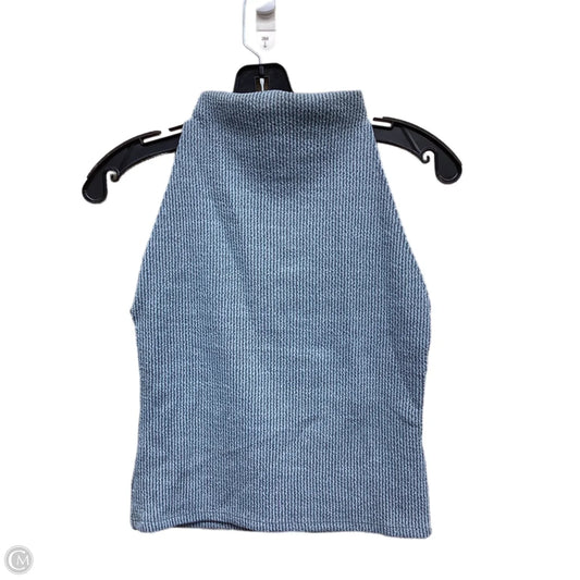Top Sleeveless By Zara In Blue, Size: S