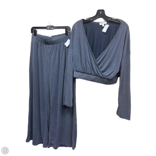 Pants Set 2pc By Clothes Mentor In Blue, Size: Xl