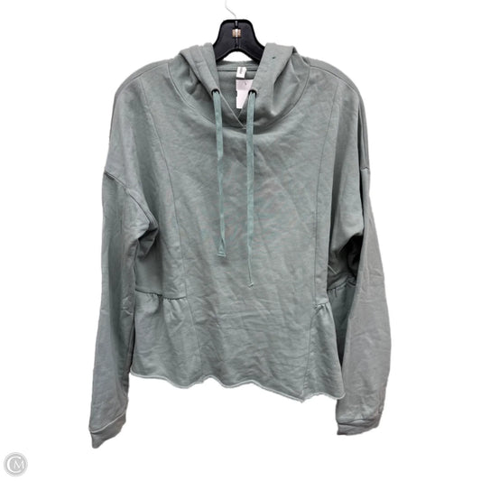 Sweatshirt Hoodie By Wishlist In Green, Size: M