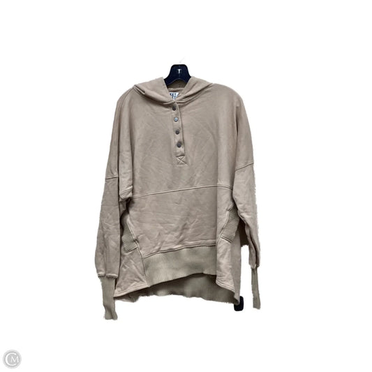 Sweatshirt Hoodie By Clothes Mentor In Brown, Size: Xl