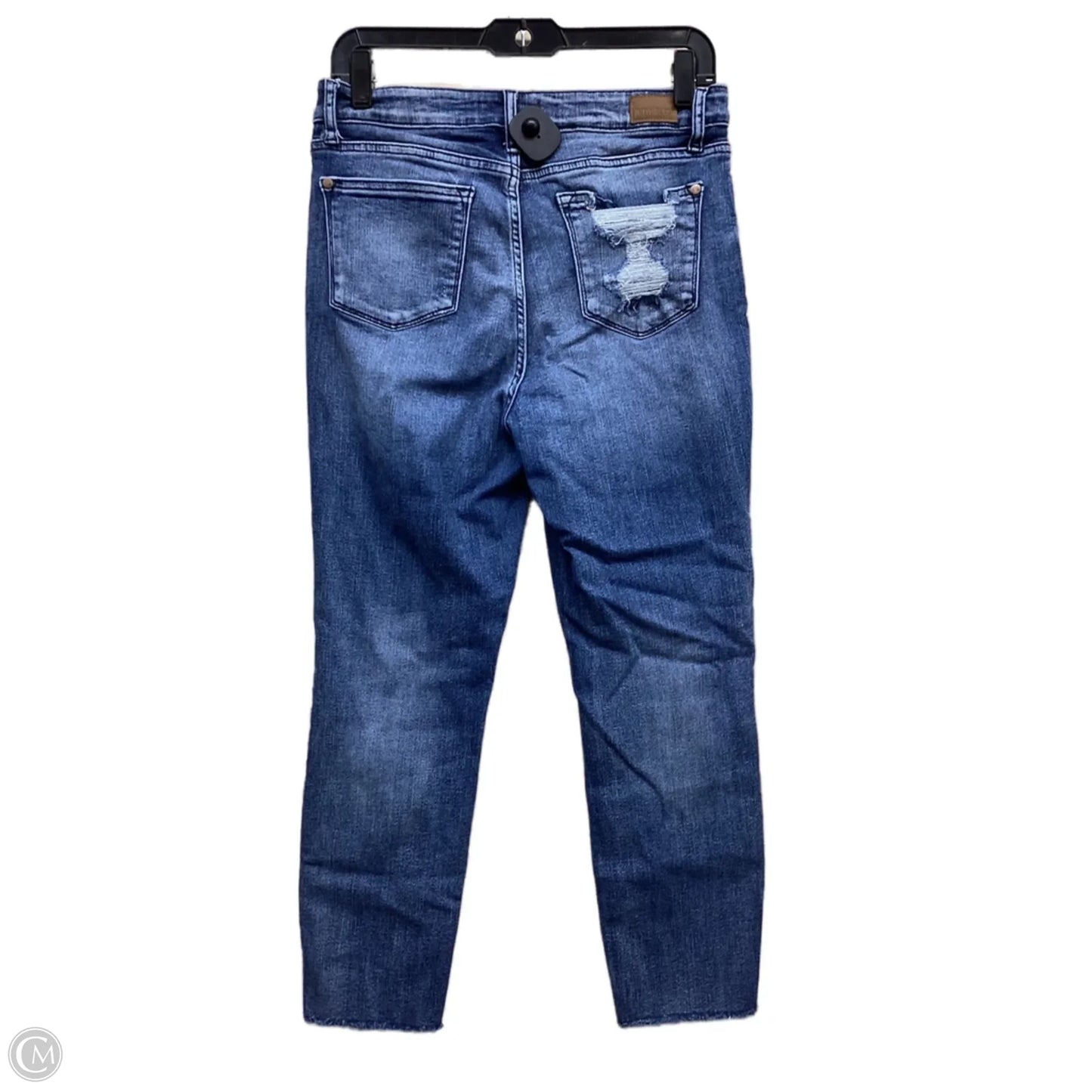 Jeans Straight By Judy Blue In Blue Denim, Size: 8