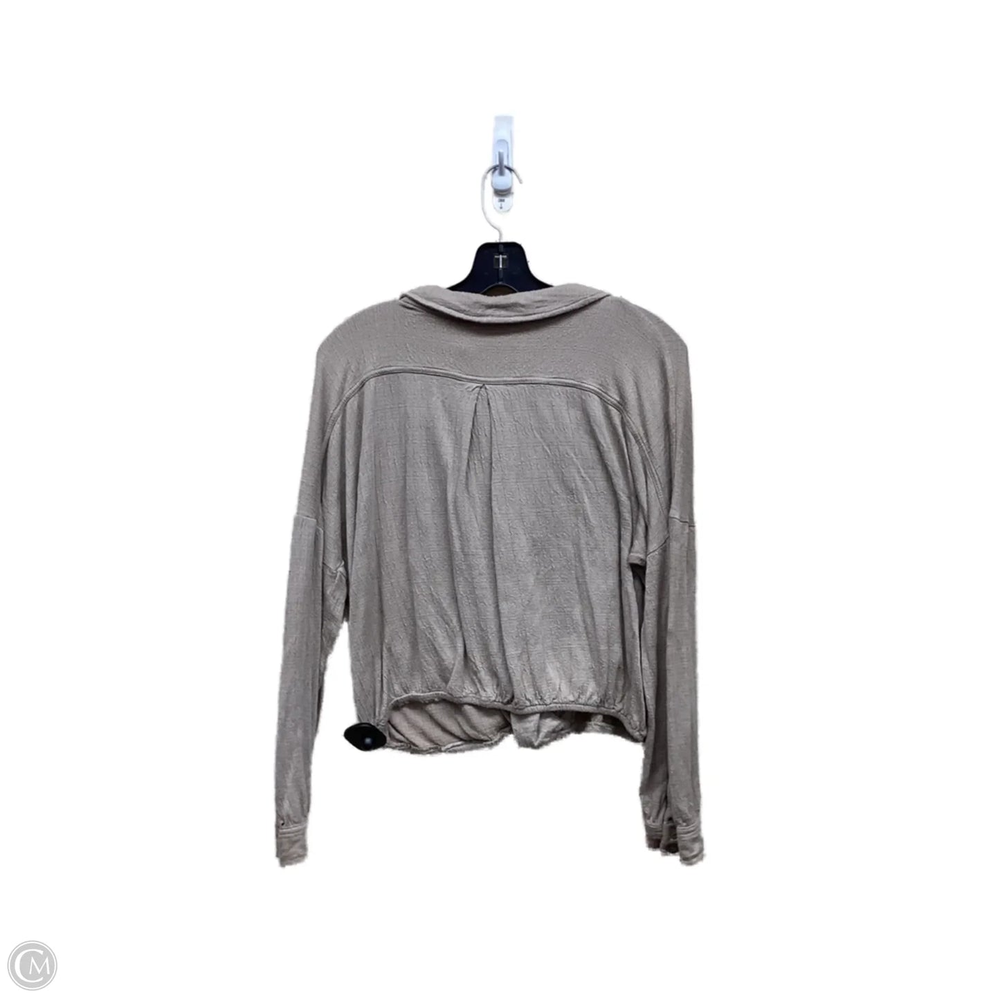 Top Long Sleeve By Mustard Seed In Brown, Size: M