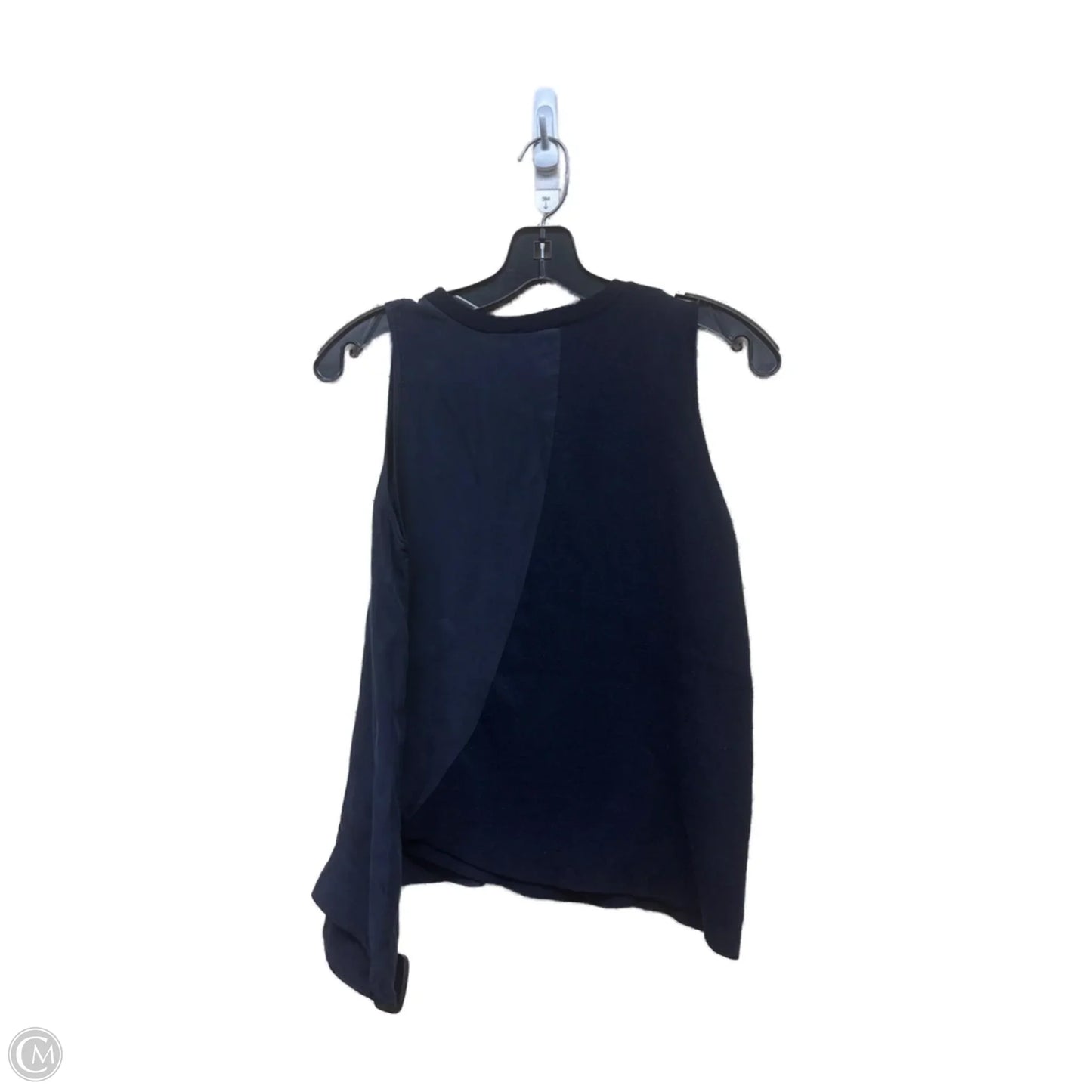Top Sleeveless By Zara In Navy, Size: S