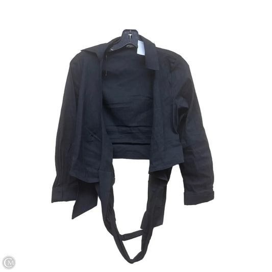 Top Long Sleeve By Zara In Black, Size: Xs