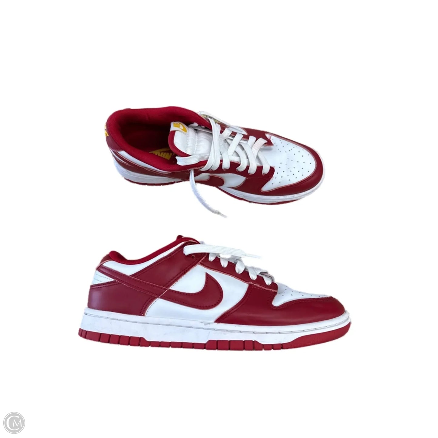 Shoes Sneakers By Nike In Red & White, Size: 9.5