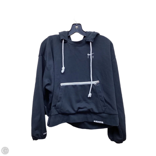 Athletic Jacket By Nike Apparel In Black, Size: M