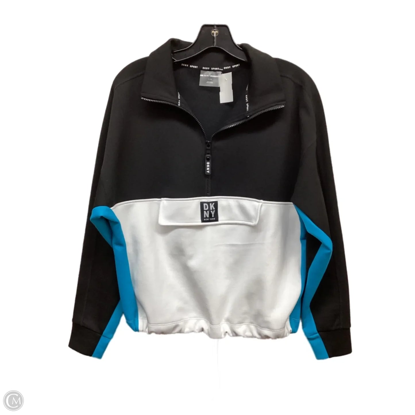 Athletic Jacket By Dkny In Multi-colored, Size: S