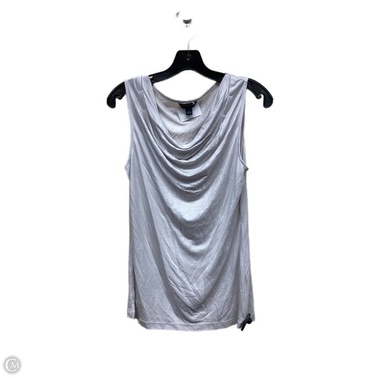 Top Sleeveless By Banana Republic In Grey, Size: S