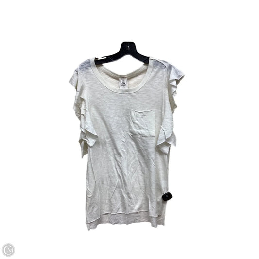 Top Short Sleeve By We The Free In Cream, Size: Xs