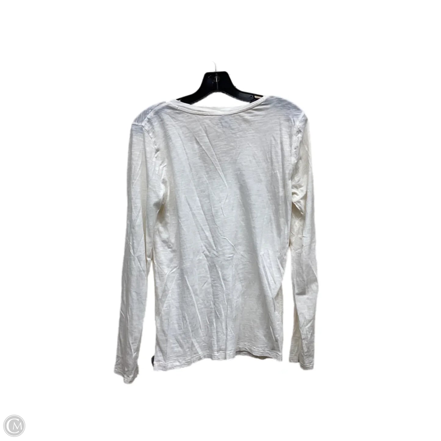 Top Long Sleeve By Loft In Cream, Size: S