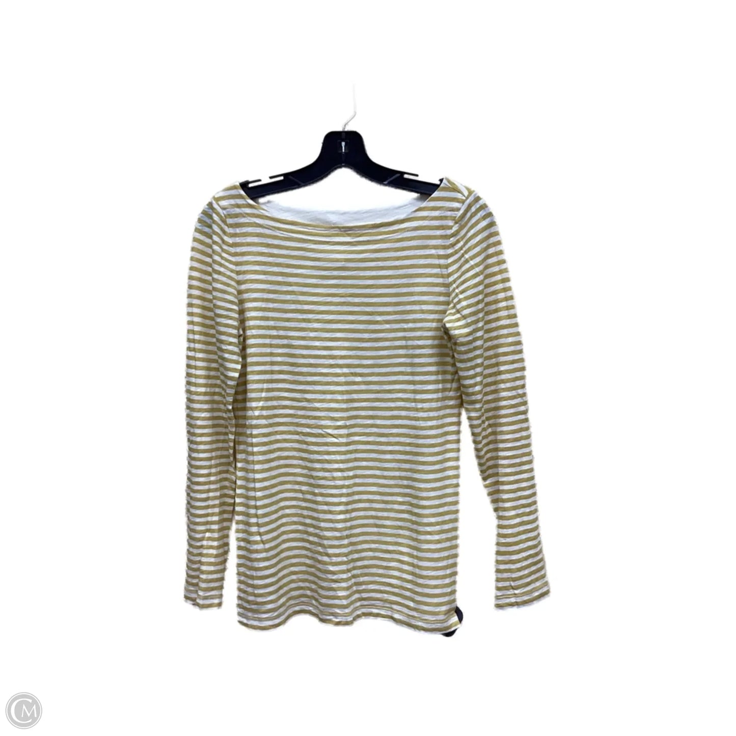 Top Long Sleeve By Loft In Striped Pattern, Size: S