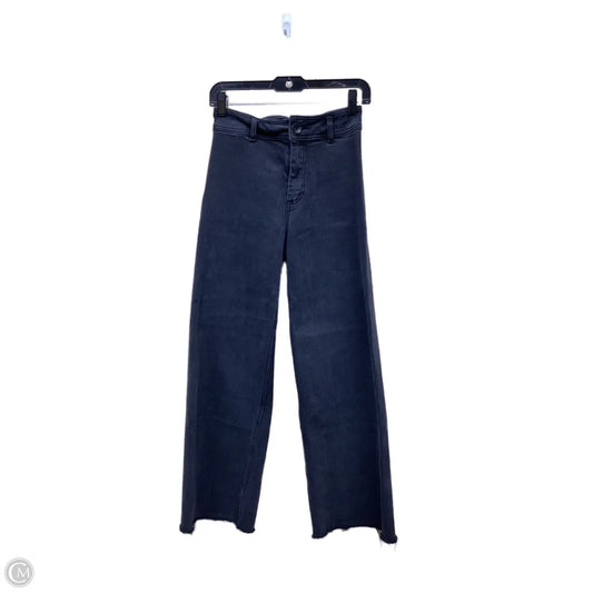 Pants Wide Leg By Clothes Mentor In Black Denim, Size: S