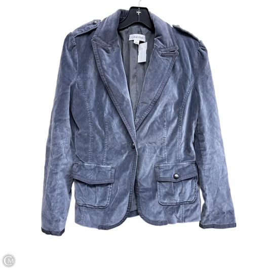 Blazer By Calvin Klein In Blue, Size: 8