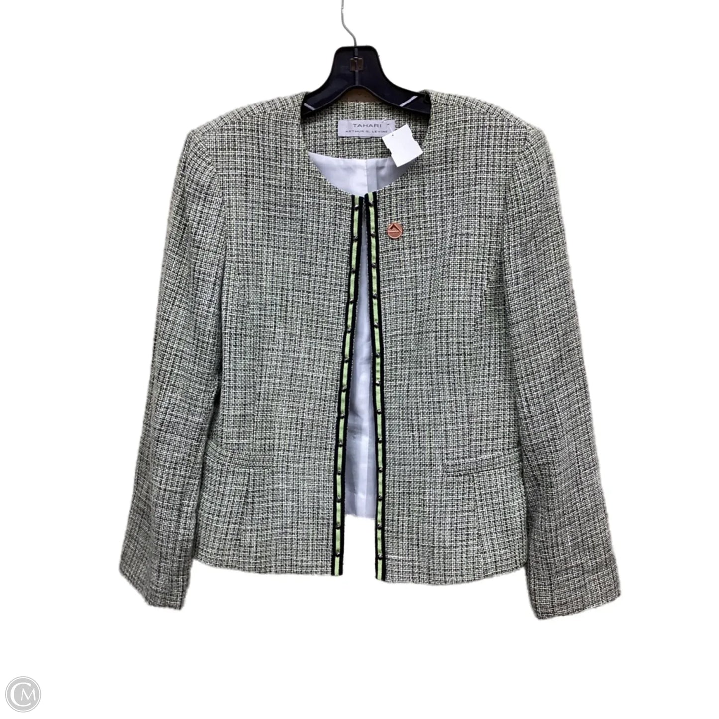 Blazer By Tahari By Arthur Levine In Green