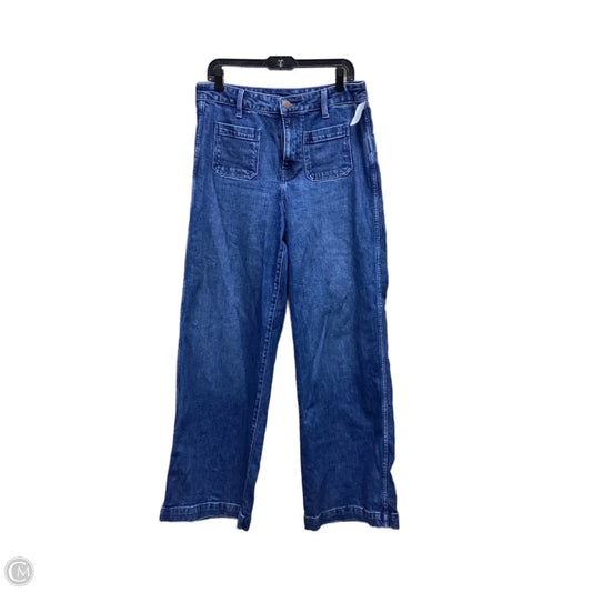 Jeans Wide Leg By Old Navy In Blue Denim, Size: 8