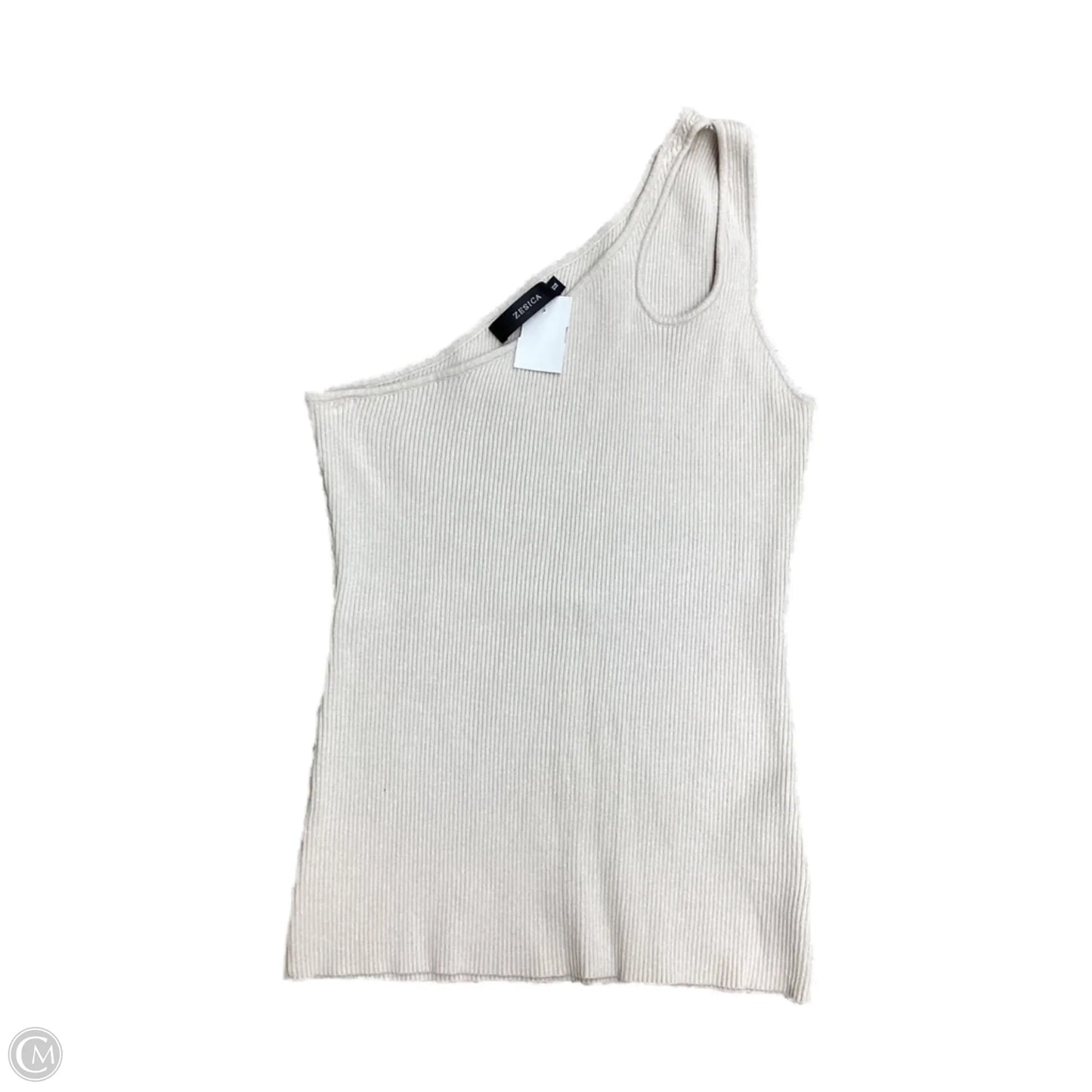 Top Sleeveless By Clothes Mentor In Beige, Size: L