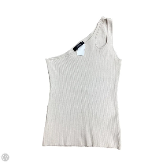 Top Sleeveless By Clothes Mentor In Beige, Size: L