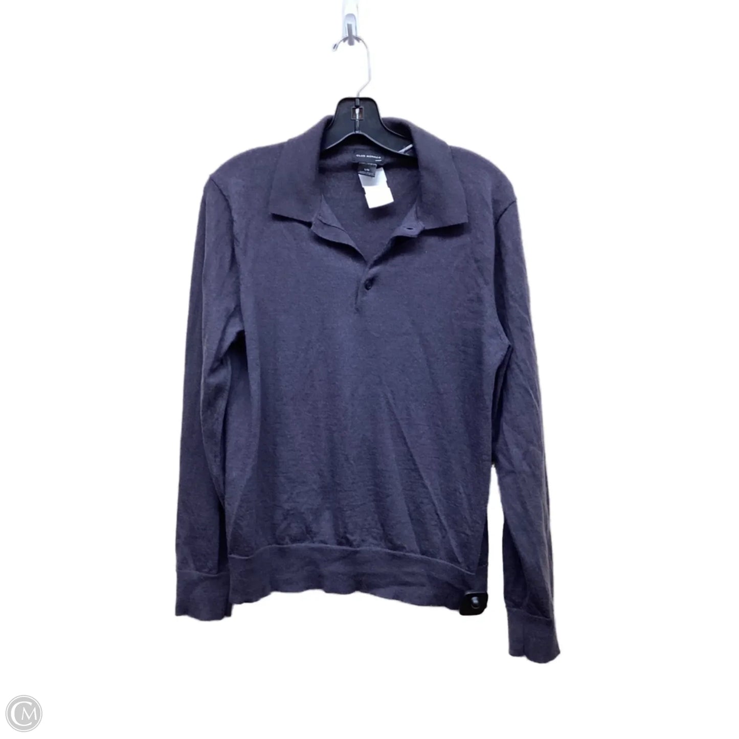 Top Long Sleeve By Club Monaco In Purple, Size: L