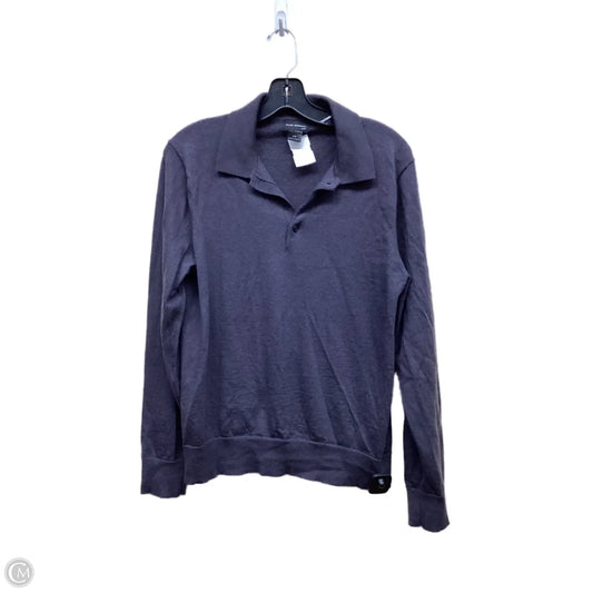 Top Long Sleeve By Club Monaco In Purple, Size: L