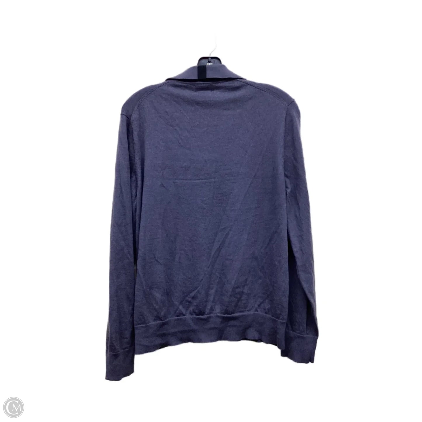 Top Long Sleeve By Club Monaco In Purple, Size: L