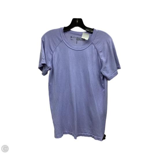 Athletic Top Short Sleeve By Zella In Purple, Size: Xl