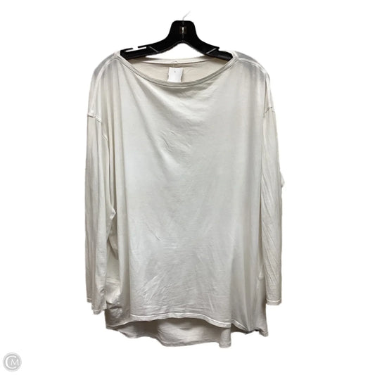 Athletic Top Long Sleeve Crewneck By Lululemon In White