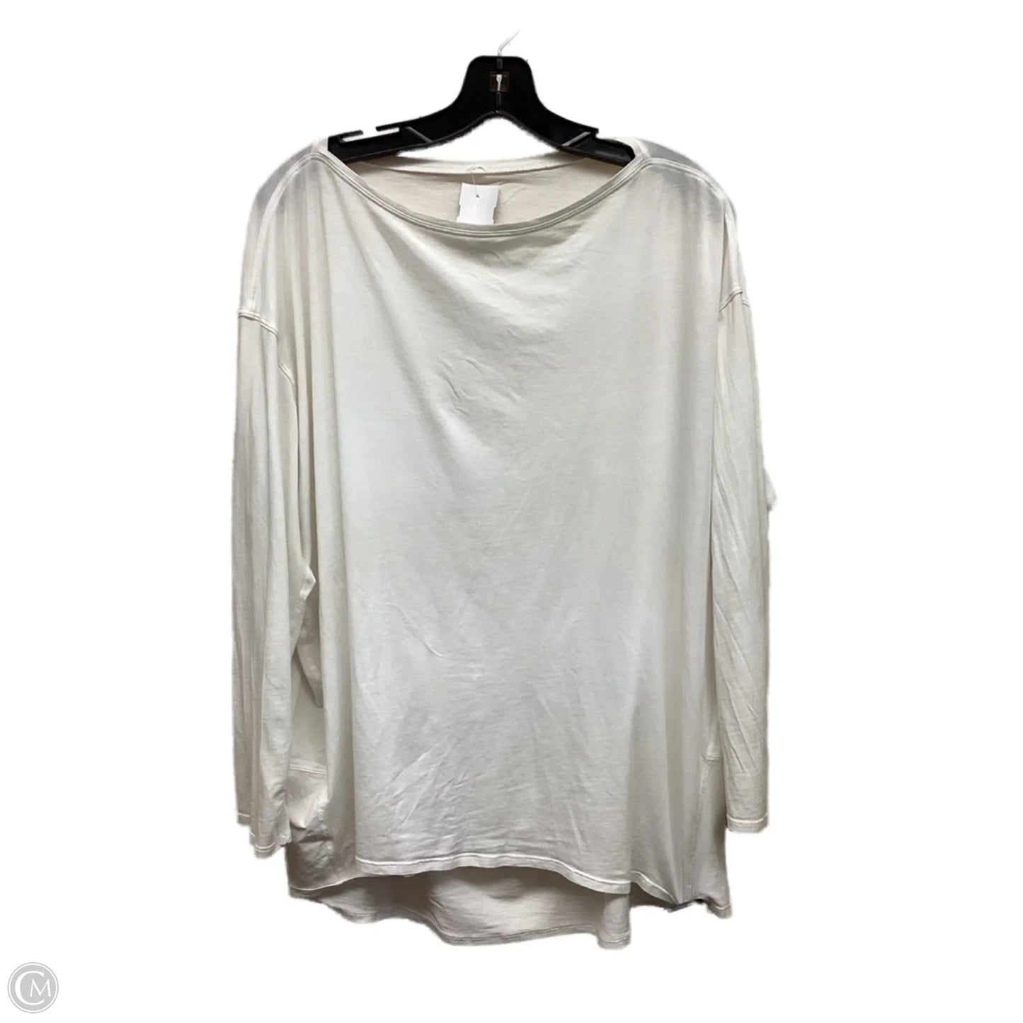 Athletic Top Long Sleeve Crewneck By Lululemon In White