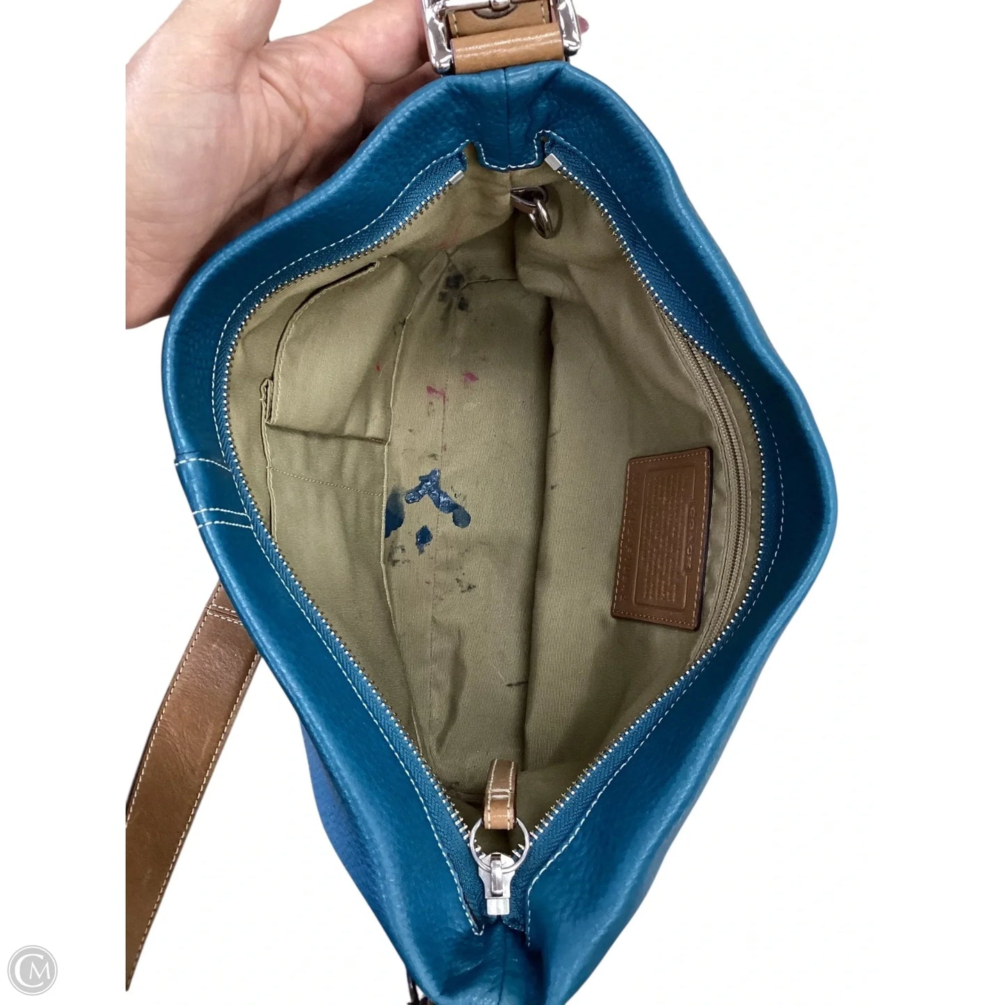 Handbag Designer By Coach, Size: Medium