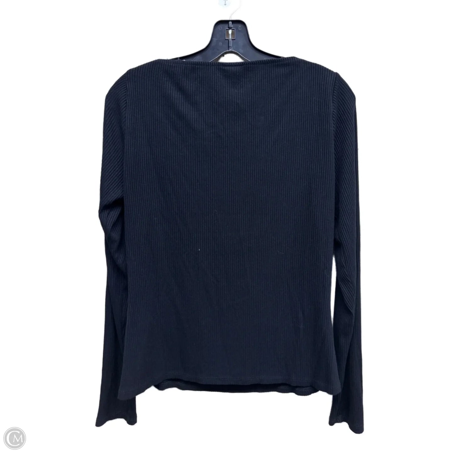 Top Long Sleeve By H&m In Black, Size: L