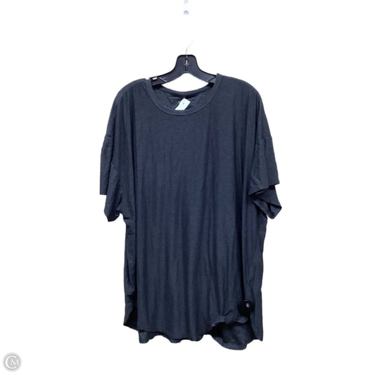 Athletic Top Short Sleeve By Old Navy In Grey, Size: 2x