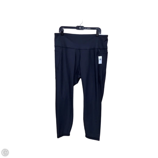 Athletic Leggings By Old Navy In Black, Size: 2x