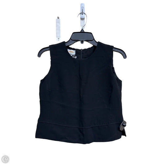 Top Sleeveless By Talbots In Black, Size: 4