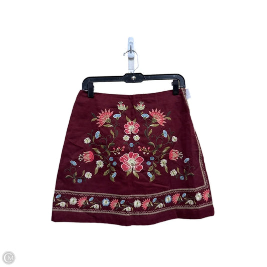 Skirt Mini & Short By Harper In Floral Print, Size: M
