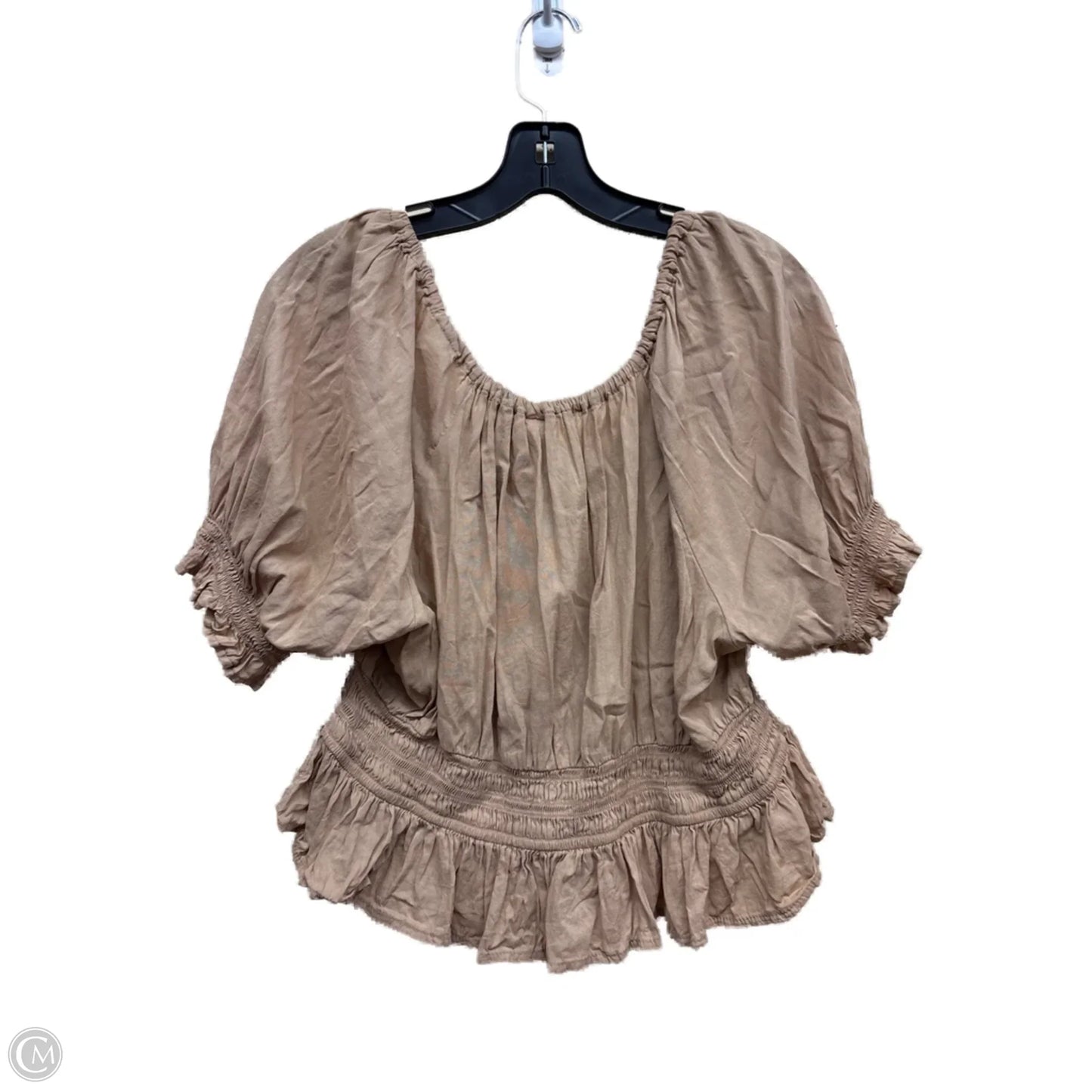 Top Short Sleeve By Old Navy In Brown, Size: Xl