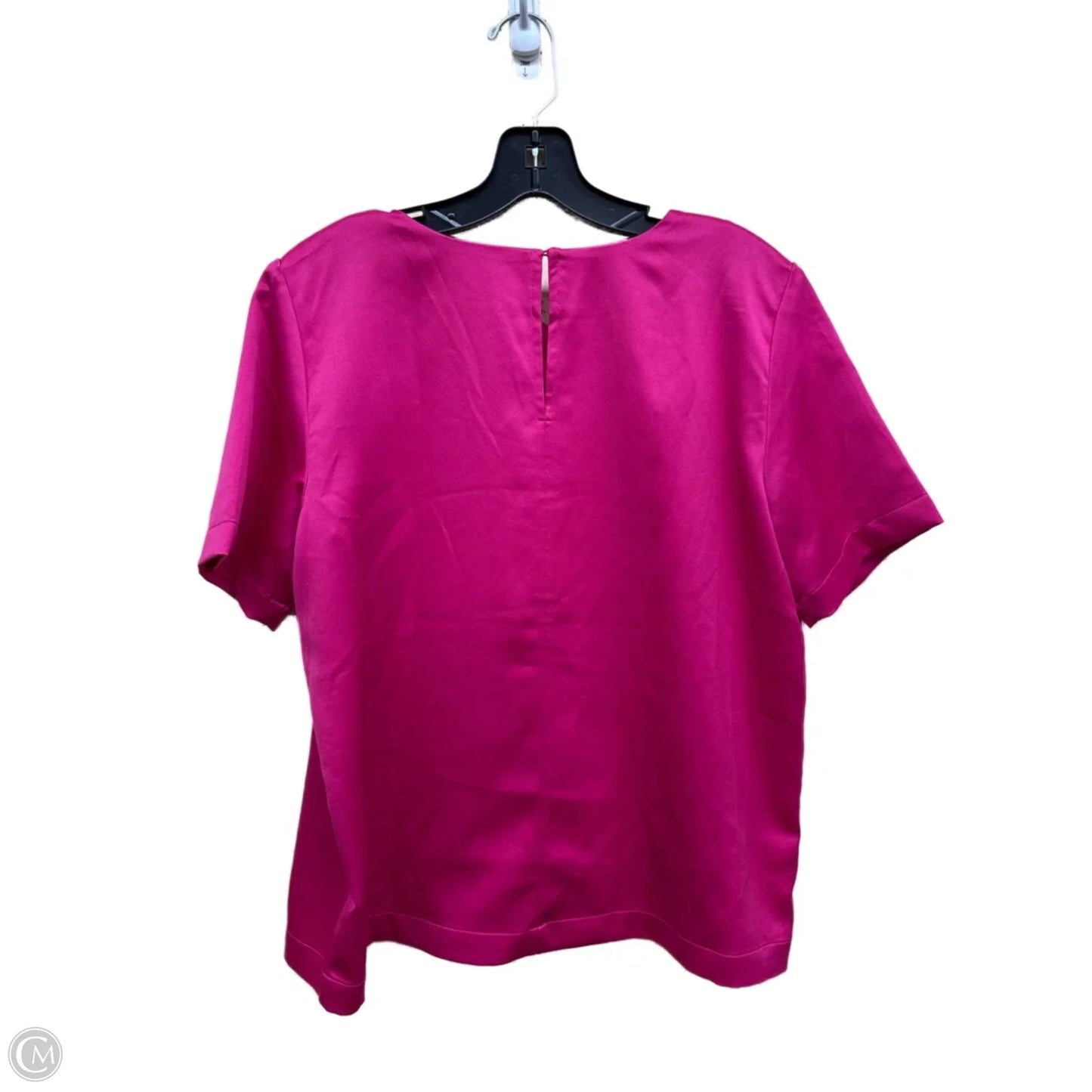 Top Short Sleeve By Ann Taylor In Pink, Size: M
